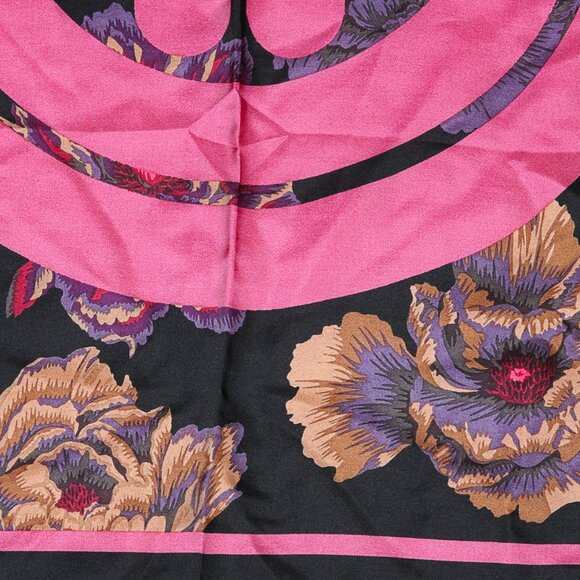 COACH Silk Square Scarf With Kaffe Fassett Print - Picture 6 of 10